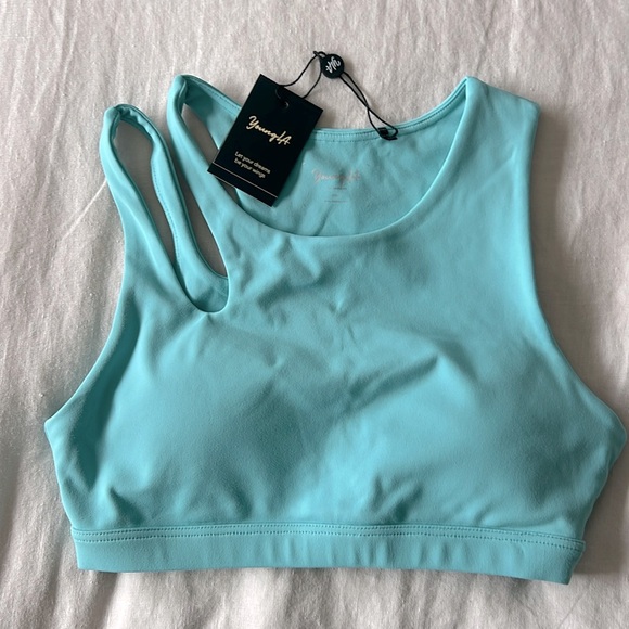 YoungLA | Powerpuff Aqua Women's Activewear Set - Picture 8 of 12